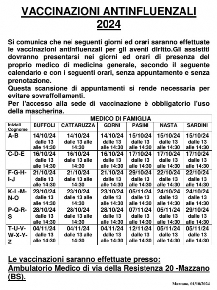  - Associazione Medici Mazzano